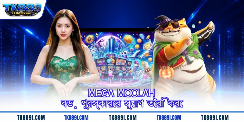 Mega Moolah বড় পুরস্কারের সুযোগ তৈরি করে