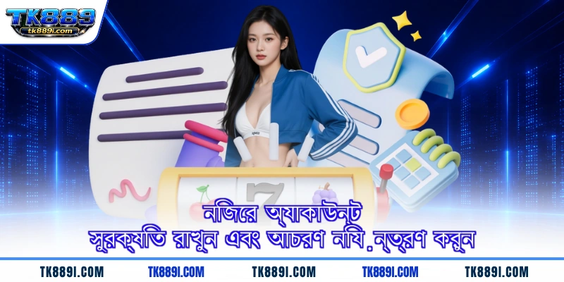 নিজের অ্যাকাউন্ট সুরক্ষিত রাখুন এবং আচরণ নিয়ন্ত্রণ করুন