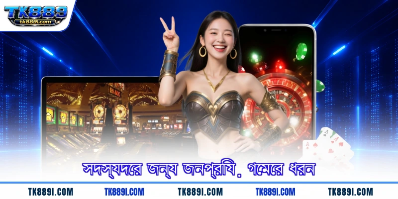 সদস্যদের জন্য জনপ্রিয় গেমের ধরন