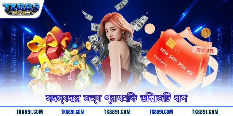 সদস্যদের জন্য প্রাথমিক ডিপোজিট ধাপ